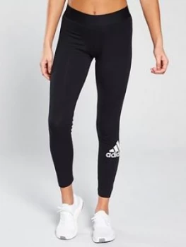 adidas Badge Of Sport Tight - Black, Size 2Xs, Women