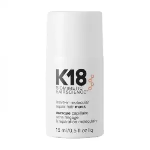 image of K18 Leave-In Molecular Repair Hair Mask 15ml