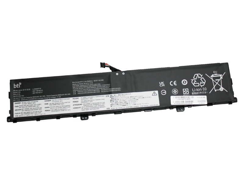 Image of BTI BTI SB11B79215 compatible 90.1Wh 4-cell battery for Lenovo THINKPAD X1 EXTREME G4 SB11B79215-BTI