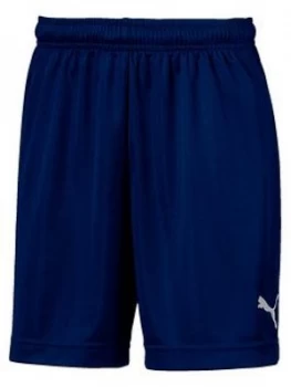 Boys, Puma Junior Football Play Short, Navy, Size 9-10 Years