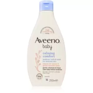 image of Aveeno Baby Calming Comfort Bedtime Bath & Wash 250ml