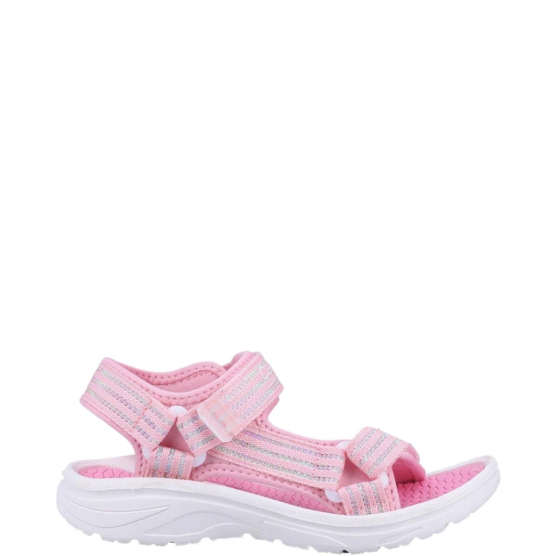 Image of Cotswold Boys Bodiam Recycled Summer Walking Sandals UK Size 12 (EU 31) Pink/White COT788-PNKWHI-12