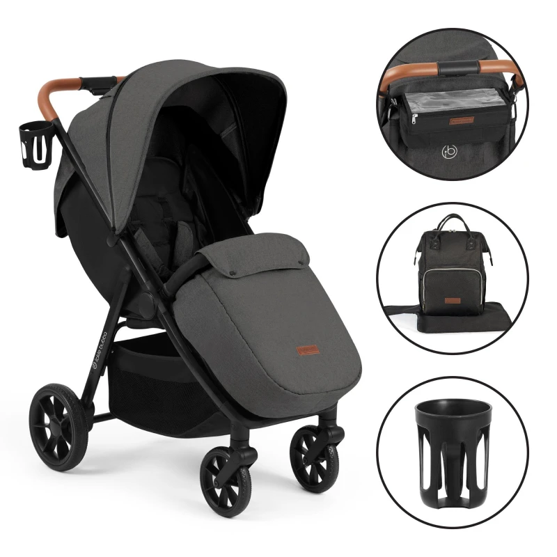 Image of Ickle Bubba Stomp Stride Stroller - Prime - Grey Grey One Size