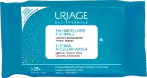 Image of Uriage Thermal Micellar Water Wipes 25 Pack