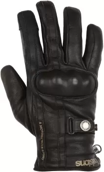 image of Helstons Burton Hiver Leather Black T11