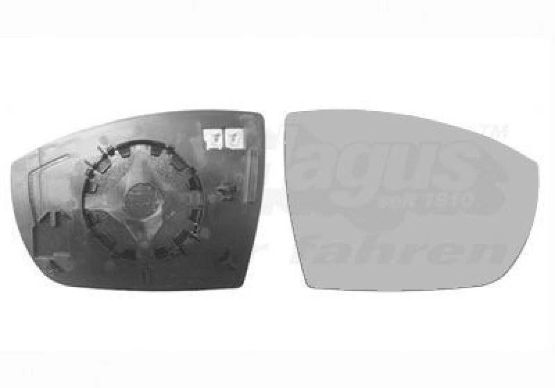 Image of VAN WEZEL Wing mirror glass VAN WEZEL 1869838