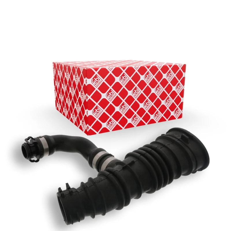 Image of FEBI BILSTEIN 46730 Intake Pipe, air filter febi Plus Inner Diameter 2: 84mm Rubber Intake Pipe,air filter (1591)