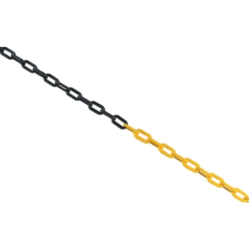 image of 6MM X 25M Yellow & Black Chain Pack