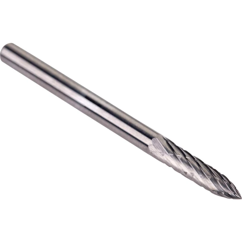 Image of Dormer P513 Pointed Tree Carbide Burr P5133.0X3.0X14.0 Diameter Cut: 3mm