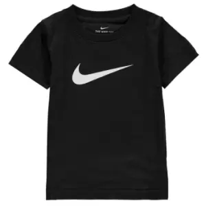 Image of Nike Swoosh Tee Inf00 - Black