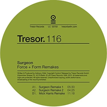 image of Surgeon - Force And Form Remakes Vinyl