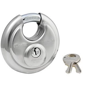 image of Master Lock 40KAD Discus Stainless Steel Padlock 70mm