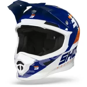 Image of Shot Furious Camo Navy Orange Glossy L