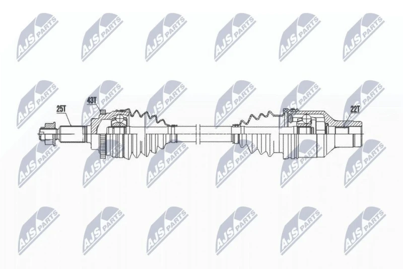 Image of NTY Drive shaft NTY NPW-SU-052