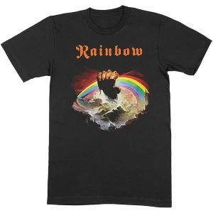 Rainbow - Rising Unisex Large T-Shirt - Black