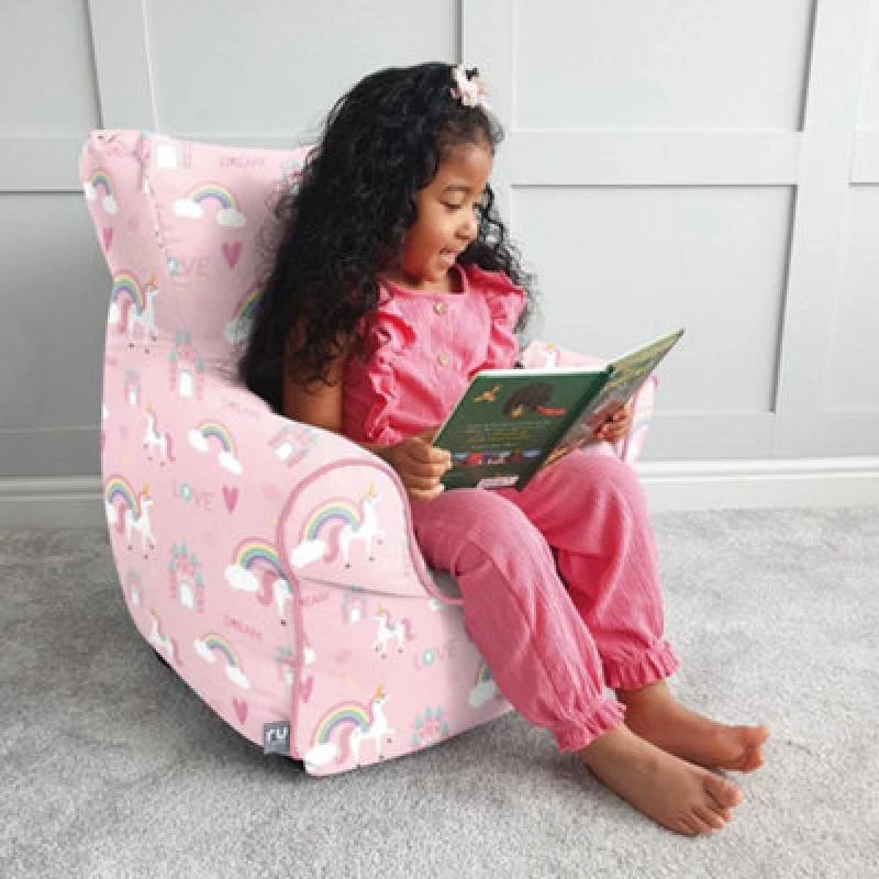 Image of Rucomfy Unicorn Children'S Armchair Beanbag Multi TUTNL Unisex
