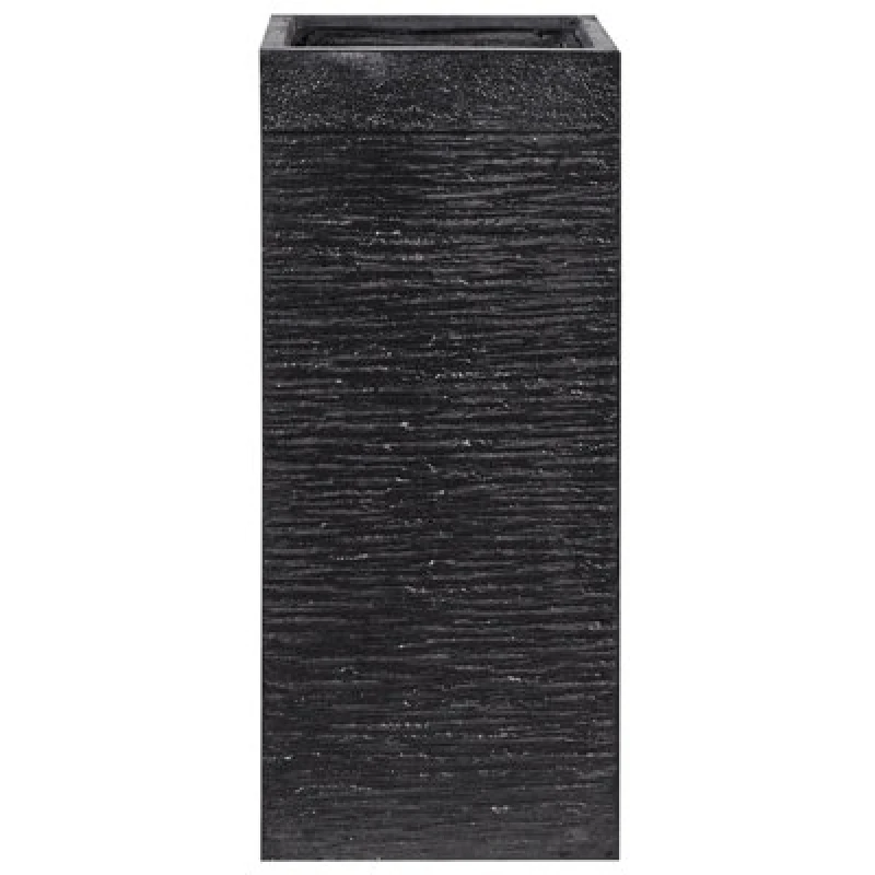 Image of Beliani Plant Pot Dion 26cm Black