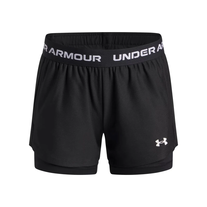 Image of Girl's 2-in-1 shorts Under Armour Tech Play Up Noir Female 14/16 ans