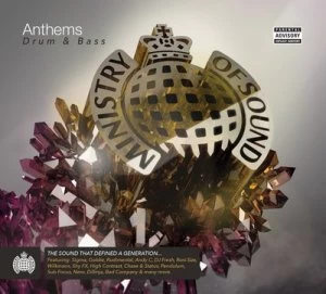 Image of Anthems Drum & Bass by Various Artists CD Album