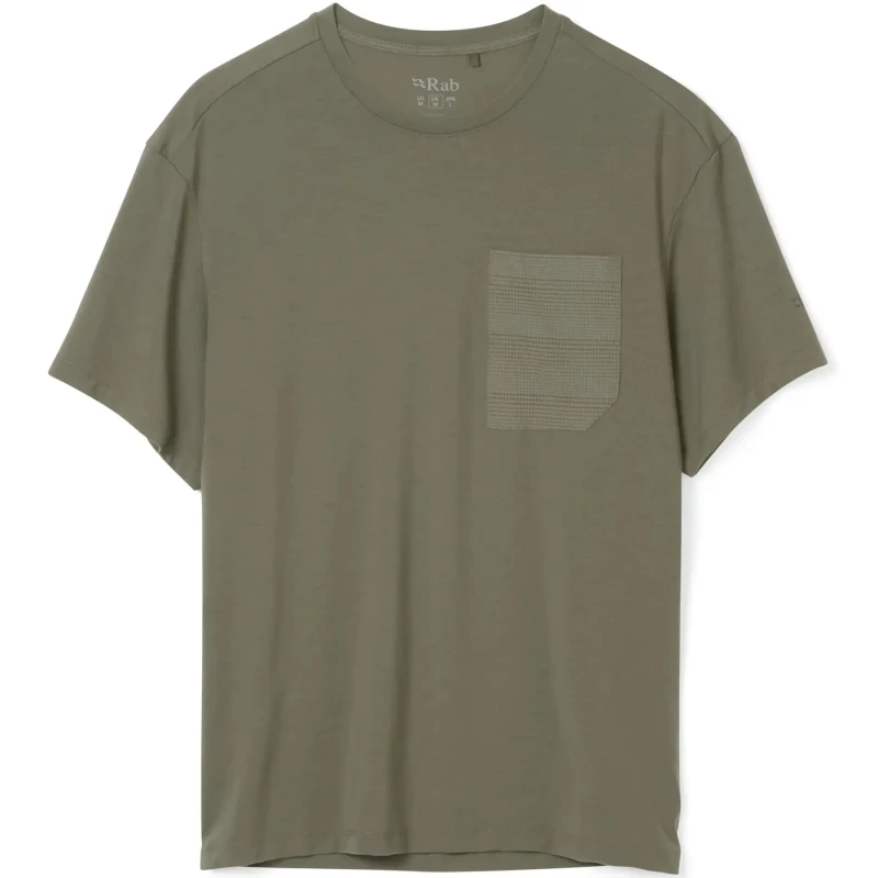 Image of T-Shirt with pocket Rab Rivelin Vert Male L