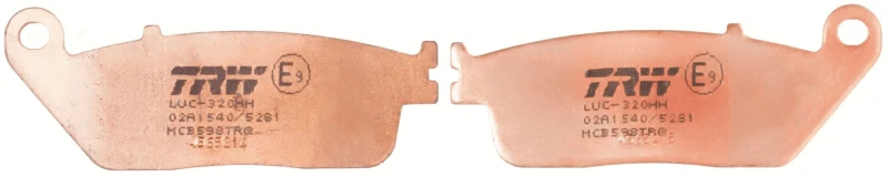 Image of Brake pad set TRW MCB598TRQ