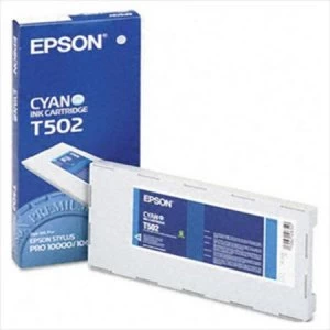 Image of Epson T502 Cyan Ink Cartridge