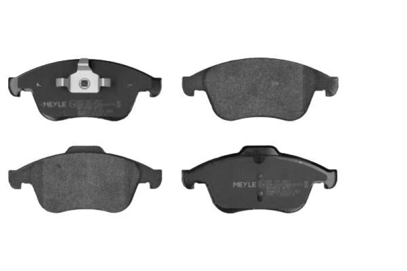 Image of MEYLE 025 247 0917 Brake pad set Front Axle, not prepared for wear warning indicator, Original Quality, with anti-squeak plate Brake Pad Set,disc bra