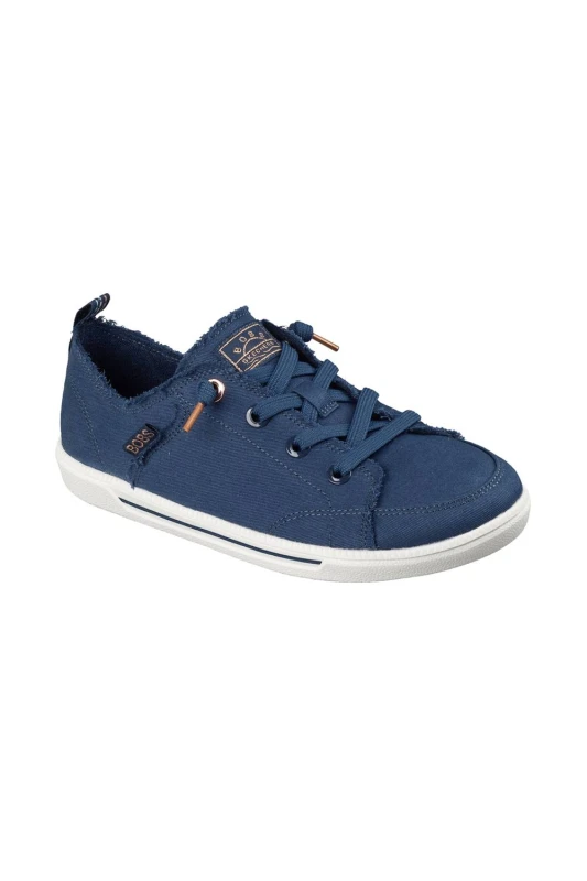 Image of Skechers Womens B CUTE 2.0 Canvas Slip On Navy Size: 5 Navy Female 5