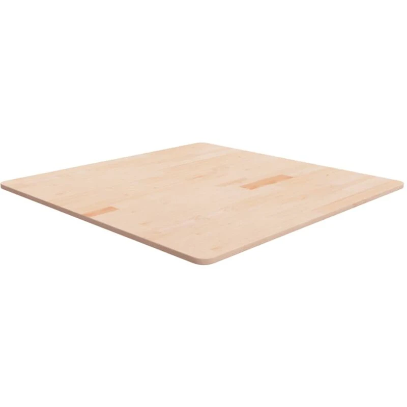 Image of VIDAXL Square Table Top 90x90x1.5cm Untreated Solid Wood Oak Vidaxl 342919