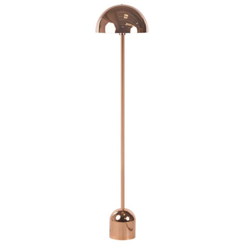 Image of Beliani Floor Lamp Macasia Metal Copper