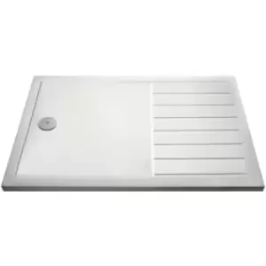 image of Rectangular Walk-In Shower Tray 1700mm x 700mm - White - Nuie