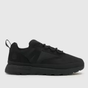 Image of Timberland Black Euro Trekker Low Youth Trainers