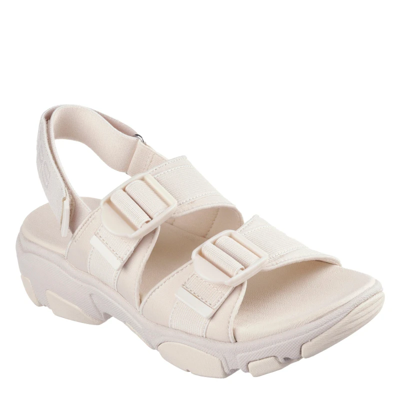 Image of Skechers Womens Flat Sandals Natural female 2 (35)
