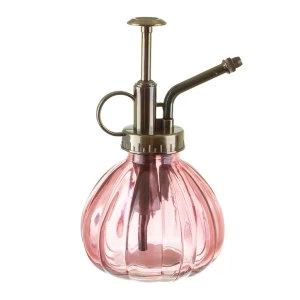Image of Sass & Belle Pink Glass Plant Mister