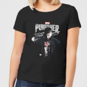 Image of Marvel Frank Castle Womens T-Shirt - Black