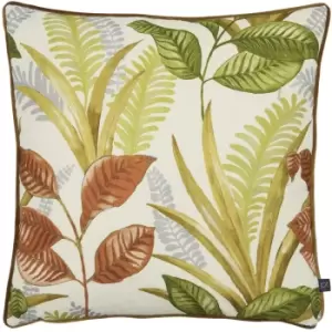 image of Sumba Floral Cushion Mango, Mango / 50 x 50cm / Polyester Filled