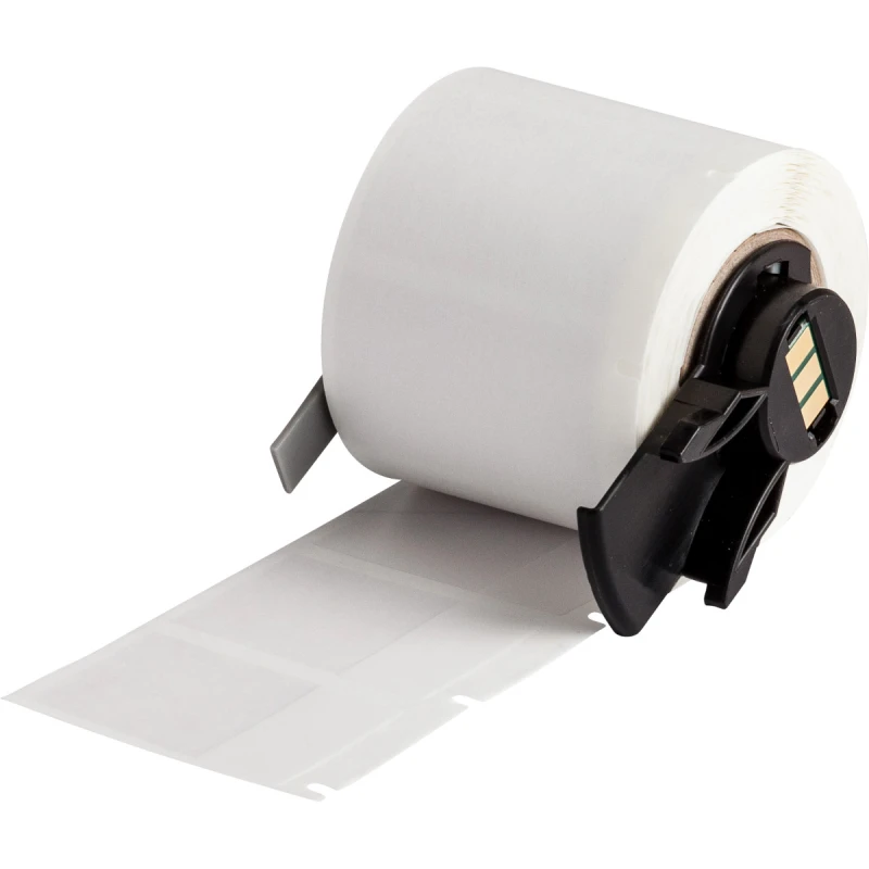 Image of Brady M6-31-427 printer label Transparent. White Self-adhesive printer