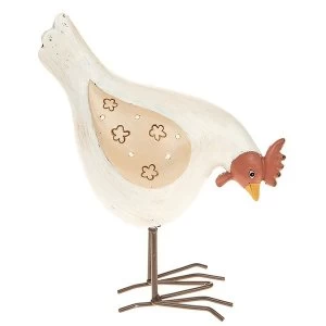 image of Henrietta Pecking Hen Small Ornament