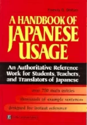 Image of handbook of japanese usage
