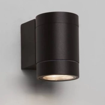 Image of LED 1 Light Outdoor Wall Light Textured Black IP54