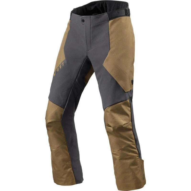 Image of Rev It Potential Gore-Tex Motorcycle Trousers L Brown Grey Short