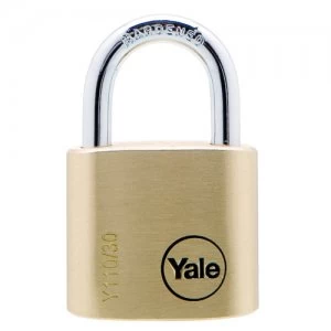 image of Yale 30mm Brass Padlocks - Pack of 2