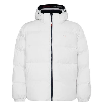 Image of Tommy Jeans Padded Down Jacket - White YBR