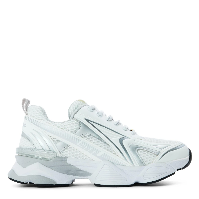 Image of Steve Madden Womens Heritage Low-Top Trainers White Multi female 8 (41)