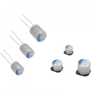 image of Nichicon PCG0E221MCL1GS Electrolytic capacitor SMD 220 2.5 V 20 x H 5mm x 6mm