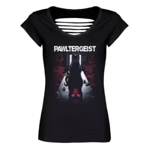 Image of Grindstore Womens/Ladies Pawltergeist T-Shirt (XS) (Black)
