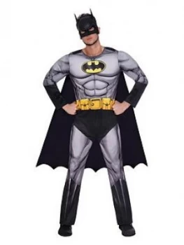 Image of Batman Mens Batman Costume, One Colour, Size XL, Men