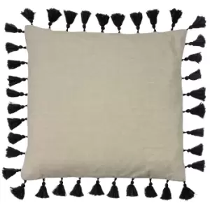 Image of Dune Cushion Black / 45 x 45cm / Polyester Filled