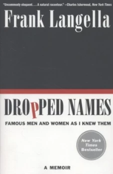 Image of Dropped Names by Frank Langella Book