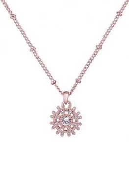 Image of Ted Baker Lusha: Love Blossom Pendant - Rose Gold, Women